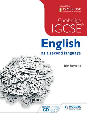 cover image of Cambridge IGCSE English as a second language